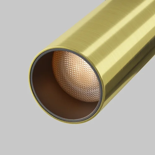 Светильник точечный LED Focus LED C053CL-L12W2.7K-W-BS Maytoni латунь на 1 лампу, основание латунь в стиле современный хай-тек трубочки круглый фото 2