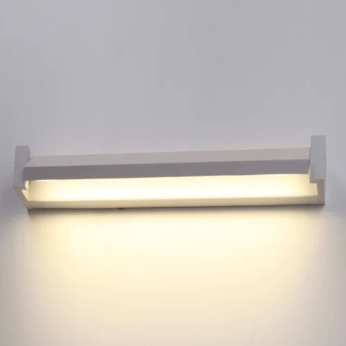 Бра LED CLT 028W WH Crystal Lux белый на 1 лампу, основание белое в стиле современный фото 6