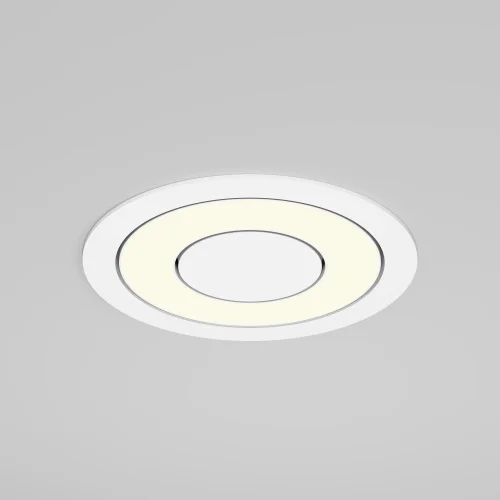 Светильник точечный LED Vector 3000K 12Вт 100° DL102-12W3K-W Maytoni белый на 1 лампу, основание белое в стиле современный хай-тек круглый фото 4
