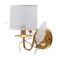 Бра София 355024501 Chiaro белый 1 лампа, основание бронзовое в стиле классический 