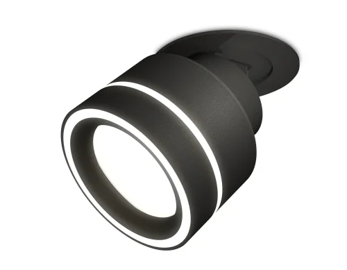 Светильник точечный XM8102523 Ambrella light белый 1 лампа, основание чёрное в стиле хай-тек 