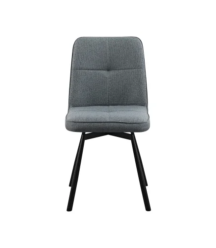 Стул Boun, вращающийся, зеленый, сиденье УТ000040519 Stool Group, зелёный/рогожка, ножки/металл/чёрный, размеры - *855****