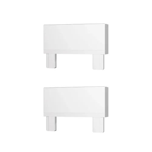 Торцевая заглушка (2 шт) Skyflat ST067.509.19 ST-Luce белый в стиле хай-тек для светильников серии Skyflat skyflat магнитная