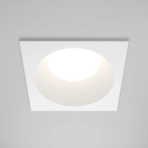 Светильник точечный Share DL126-GX53-SQ-W Maytoni белый на 1 лампу, основание белое в стиле современный квадратный фото 5