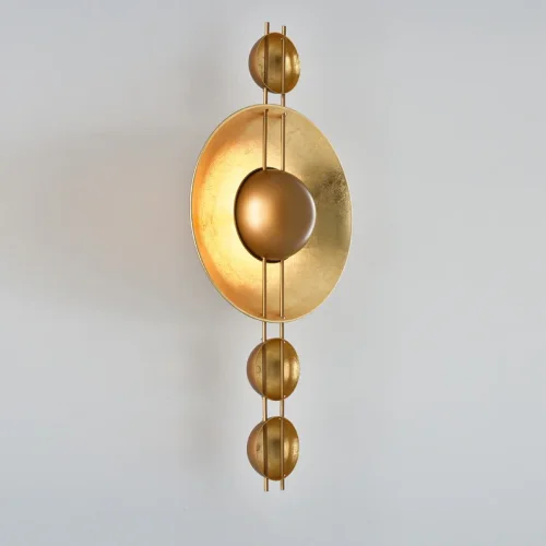 Настенный светильник ZARA H75 191954-26 ImperiumLoft золотой на 1 лампа, основание золотое в стиле современный  фото 11