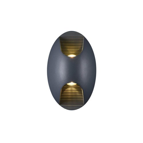 Настенный светильник LED Bidirect 2685-2W Favourite уличный IP54 чёрный 2 лампы, плафон чёрный в стиле современный LED фото 2