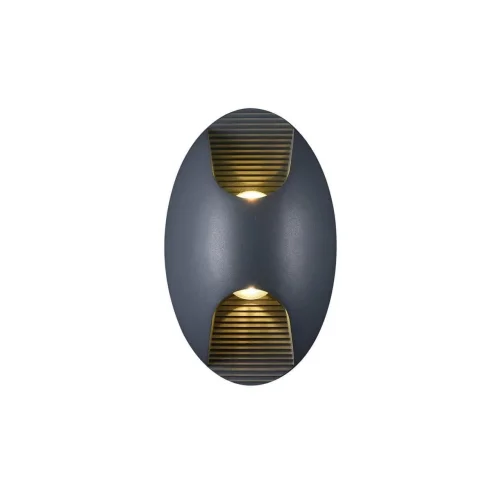 Настенный светильник уличный LED Bidirect 2685-2W Favourite уличный IP54 чёрный на 2 лампы, плафон чёрный в стиле современный LED фото 3
