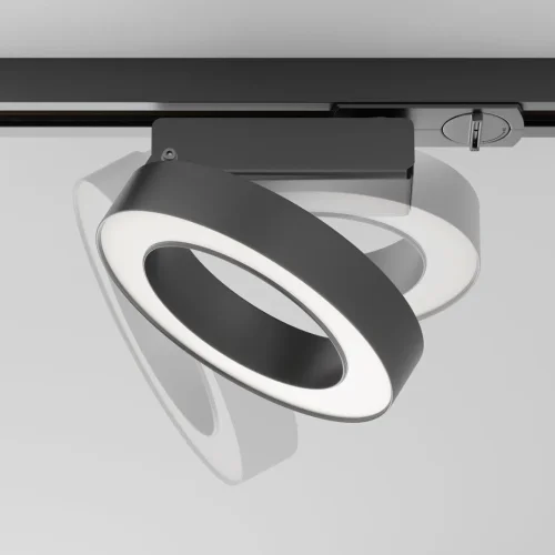 Светильник трековый LED Rim TR044-1-12W4K-B Maytoni чёрный для шинопроводов серии Rim чёрный фото 4