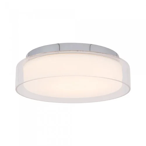 Светильник потолочный LED Pan Led 8173-NW Nowodvorski прозрачный на 1 лампу, основание хром в стиле классический фото 2