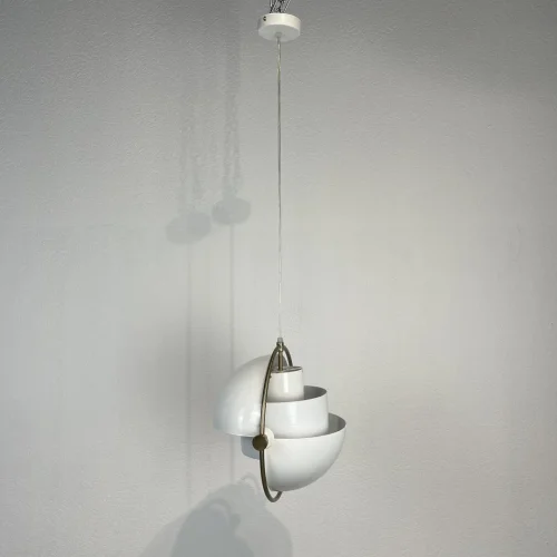 Светильник подвесной Weisdorff 123432-22 ImperiumLoft белый 1 лампа, основание латунь в стиле современный лофт арт-деко  фото 10