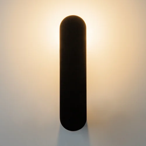 Бра LED Connect MOD356WL-L4B3K Maytoni чёрный на 1 лампу, основание чёрное в стиле современный минимализм отражённый свет фото 12