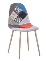 Стул Валенсия пэчворк УТ000006610 Stool Group, разноцветный/ткань, ножки/металл/бежевый, размеры - ****450*520 Стул Валенсия пэчворк УТ000006610 Stool Group, разноцветный/ткань, ножки/металл/бежевый, размеры - ****450*520