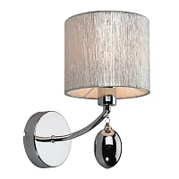Бра Stelvio OML-28501-01 Omnilux серебряный 1 лампа, основание хром в стиле современный 