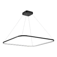 Светильник подвесной LED ST610 ST610.443.52 ST-Luce чёрный 1 лампа, основание чёрное в стиле хай-тек современный квадраты
