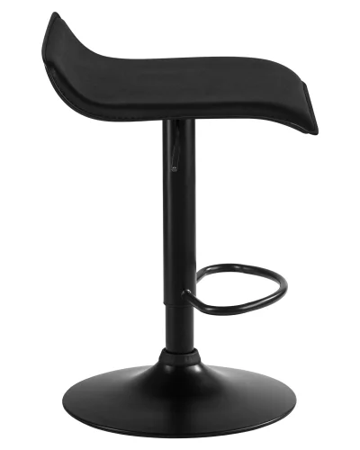 Стул барный набор 2 шт. SET-2 3013-BlackBase-LM TOMMY BLACK, цвет сиденья черный, цвето основания черный Dobrin, /экокожа, ножки/металл/чёрный, размеры - 620*830***385*405 фото 4 Стул барный набор 2 шт. SET-2 3013-BlackBase-LM TOMMY BLACK, цвет сиденья черный, цвето основания черный Dobrin, /экокожа, ножки/металл/чёрный, размеры - 620*830***385*405 фото 4