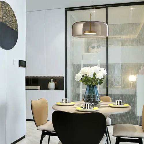 Светильник подвесной DAUPHIN A Grey 151867-26 ImperiumLoft серый на 1 лампу, основание золотое в стиле лофт современный фото 19 Светильник подвесной DAUPHIN A Grey 151867-26 ImperiumLoft серый на 1 лампу, основание золотое в стиле лофт современный фото 19