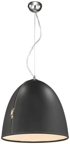 Светильник подвесной Olmo WE390.01.023 Wertmark чёрный 1 лампа, основание хром в стиле современный 