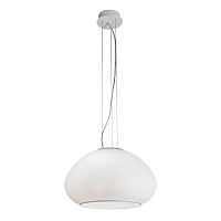 Светильник подвесной MAMA SP1 Ideal Lux прозрачный 1 лампа, основание белое в стиле современный 