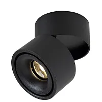 Светильник накладной LED CLT 412С BL Crystal Lux чёрный 1 лампа, основание чёрное в стиле современный круглый