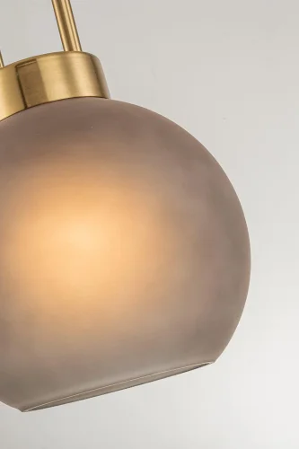 Светильник подвесной Narzole E 1.P1 CL Arti Lampadari серый 1 лампа, основание золотое в стиле современный  фото 3