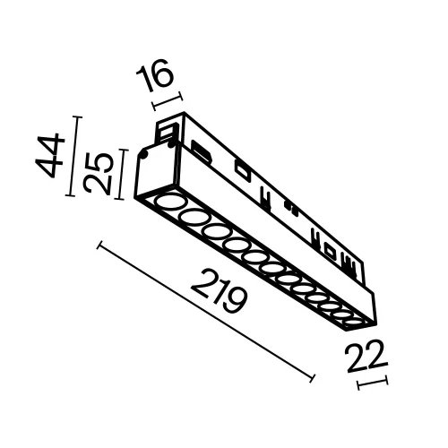 Трековый светильник LED Magnetic track system Exility TR031-2-12W4K-W Maytoni белый для шинопроводов серии Magnetic track system Exility белый фото 9