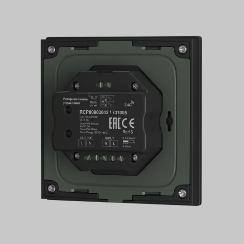 Роторная панель управления TRIAC DIM 230AC 731005 Maytoni на 1 , основание чёрное в стиле фото 2