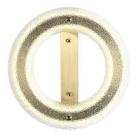 Светильник потолочный LED Fagy SL6245.202.01 ST-Luce прозрачный на 1 лампу, основание золотое в стиле современный 