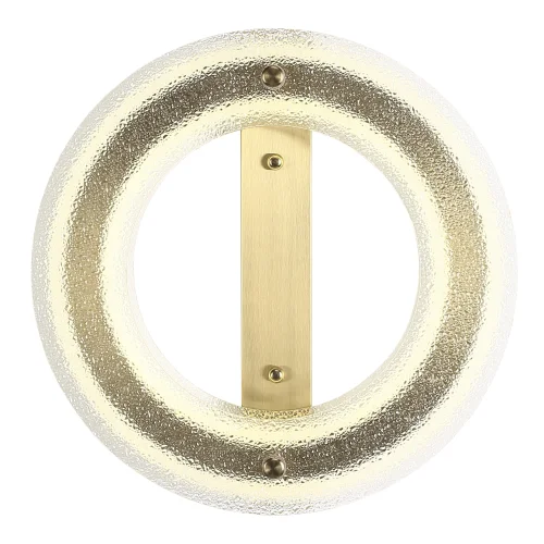 Светильник потолочный LED Fagy SL6245.202.01 ST-Luce прозрачный на 1 лампу, основание золотое в стиле современный 