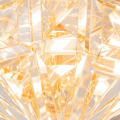 Люстра потолочная Facet MOD094CL-04G Maytoni прозрачная на 4 лампы, основание золотое в стиле классический фото 5