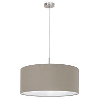 Светильник подвесной PASTERI 31576 Eglo серый 1 лампа, основание никель серое в стиле модерн 