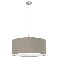 Светильник подвесной PASTERI 31576 Eglo серый 1 лампа, основание серое никель в стиле современный 