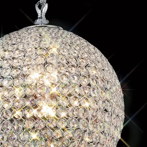 Светильник подвесной Crystal 4601 Mantra прозрачный на 5 ламп, основание хром в стиле классический фото 4