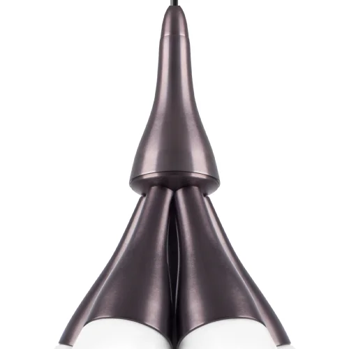 Светильник подвесной Cone 757150 Lightstar белый 1 лампа, основание бордовое коричневое в стиле современный  фото 6
