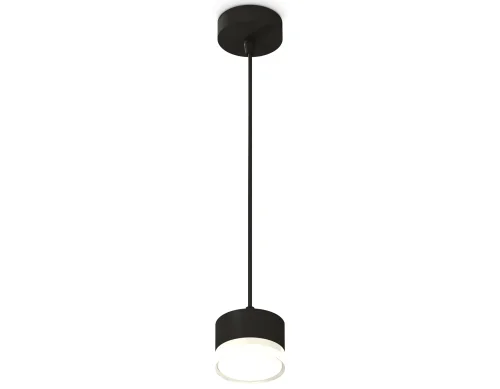 Светильник подвесной XP8111025 Ambrella light чёрный 1 лампа, основание чёрное в стиле хай-тек современный 