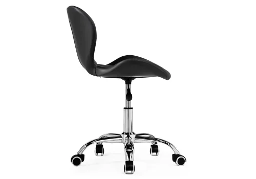 Компьютерное кресло Trizor black 15339 Woodville, чёрный/искусственная кожа, ножки/металл/хром, размеры - *810***530*530 фото 4