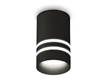 Светильник накладной Techno spot XS6302062 Ambrella light чёрный 1 лампа, основание чёрное в стиле модерн круглый