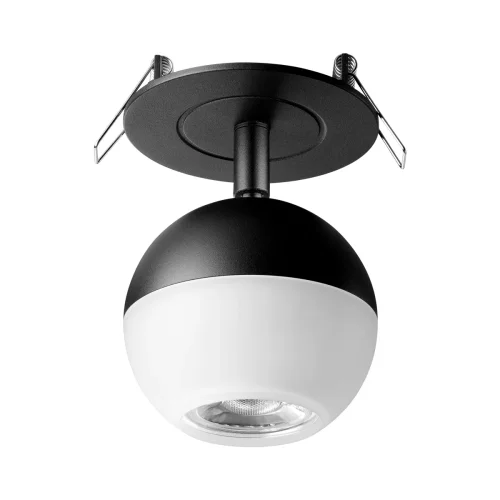 Светильник точечный Garn 370817 Novotech белый 1 лампа, основание чёрное в стиле современный  фото 3
