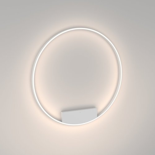 Светильник потолочный LED Rim MOD058CL-L65WK Maytoni белый 1 лампа, основание белое в стиле современный хай-тек минимализм кольца фото 4