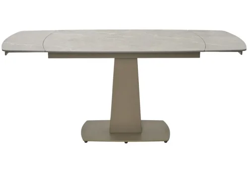 Керамический стол Balde 120 matt latte stone solid ceramic / taupe 593880 Woodville столешница коричневая бежевая из керамика фото 5