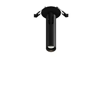 Светильник точечный LED Focus T C141RS-L125-6W3K-B Maytoni чёрный на 1 лампу, основание чёрное в стиле современный хай-тек круглый трубочки