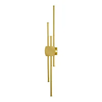Бра LED Hardeman LSP-7396 Lussole матовый золото на 1 лампу, основание матовое золото в стиле минимализм современный отражённый свет