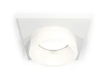 Светильник точечный Techno spot XC6520065 Ambrella light белый 1 лампа, основание белое в стиле хай-тек современный квадратный