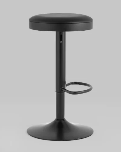 Стул барный Бри NEW, черный, черная ножка УТ000038804 Stool Group, чёрный/экокожа, ножки/металл/чёрный, размеры - 600*820**** фото 3