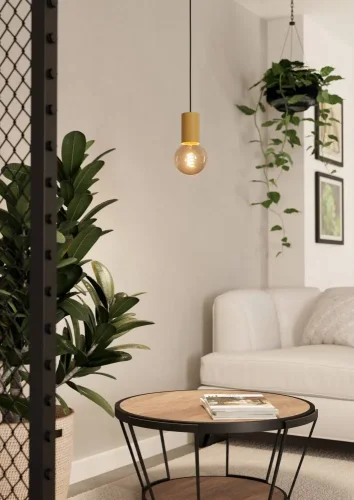 Светильник подвесной Pozueta 1 900801 Eglo без плафона на 1 лампу, основание чёрное в стиле современный фото 2 Светильник подвесной Pozueta 1 900801 Eglo без плафона на 1 лампу, основание чёрное в стиле современный фото 2