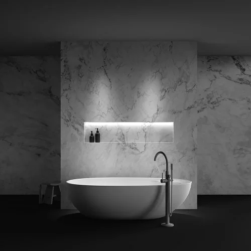 Светильник точечный LED Dip DL123-10W-3K-W Maytoni белый на 1 лампу, основание белое в стиле современный круглый фото 5