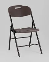 Стул складной банкетный коричневый, под дерево УТ000040170 Stool Group, коричневый/, ножки/металл/чёрный, размеры - *870***470*580