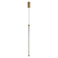 Светильник подвесной LED Sumatra 10412P/600 LOFT IT белый на 1 лампу, основание бронзовое в стиле современный трубочки