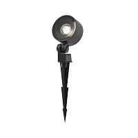 Ландшафтный светильник LED Core O495FL-L10B3K Maytoni уличный IP65 чёрный на 1 лампу, плафон чёрный в стиле современный хай-тек LED