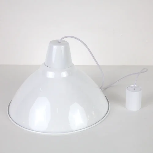 Светильник подвесной Beacon 37 LH032047 LightHall белый на 1 лампу, основание белое в стиле лофт фото 5 Светильник подвесной Beacon 37 LH032047 LightHall белый на 1 лампу, основание белое в стиле лофт фото 5