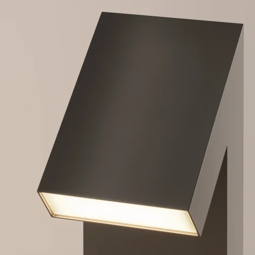 Парковый светильник LED Guss O592FL-L15GF3K Maytoni уличный IP65 графит на 1 лампу, плафон графит в стиле хай-тек современный LED фото 13